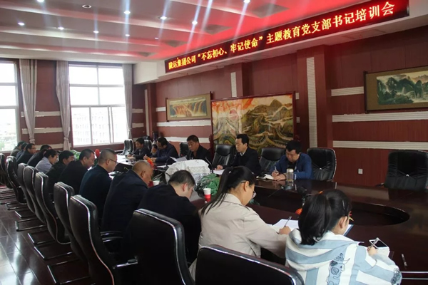 隴運集團公司召開“不忘初心、牢記使命”主題教育黨支部書記培訓會